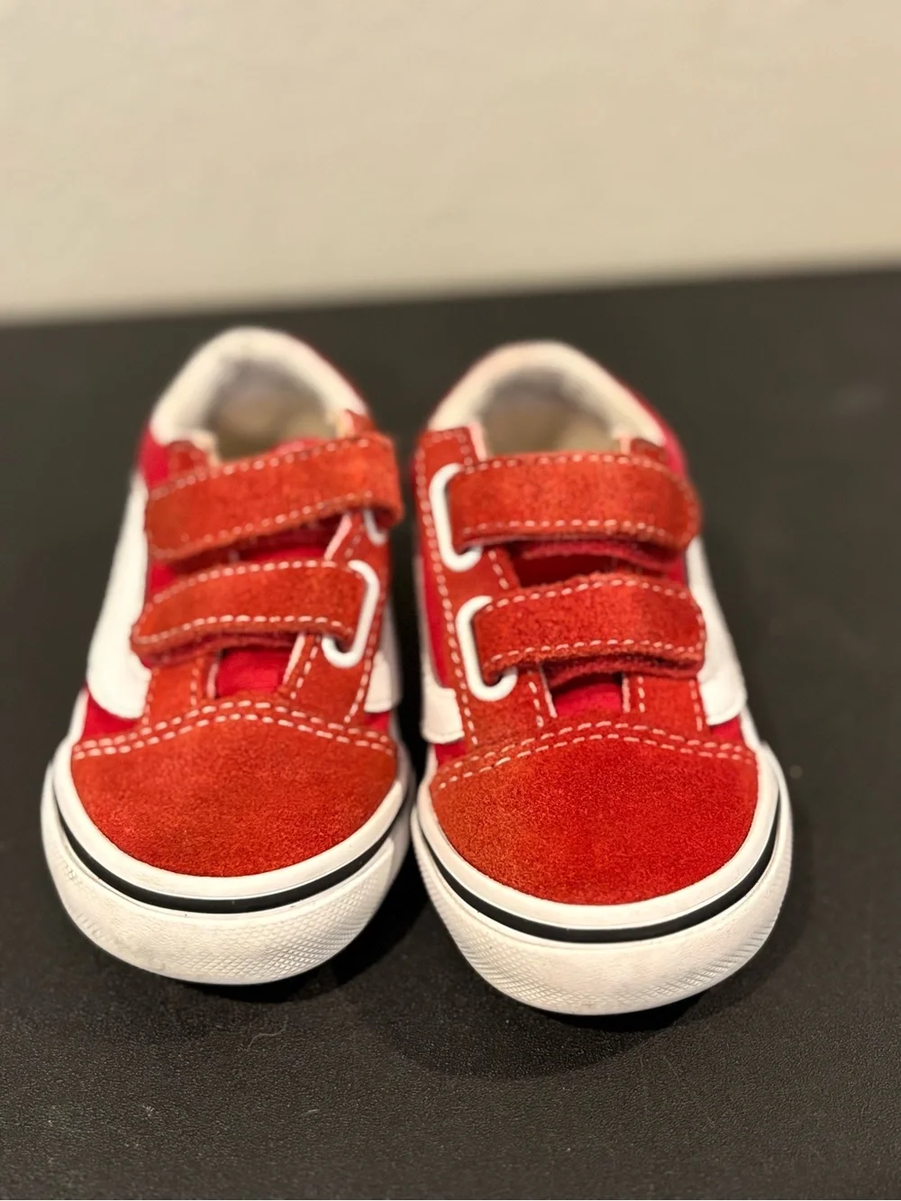 Vans Toddler Size 6.5 Red Classic Canvas Skate Shoes Sneakers Unisex (508731)